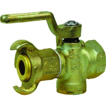 Compressed air valve Type: 770 Malleable cast iron Internal thread (BSPP)/Claw coupling